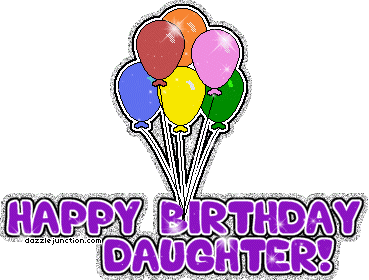 birthday gif for daughter balloon