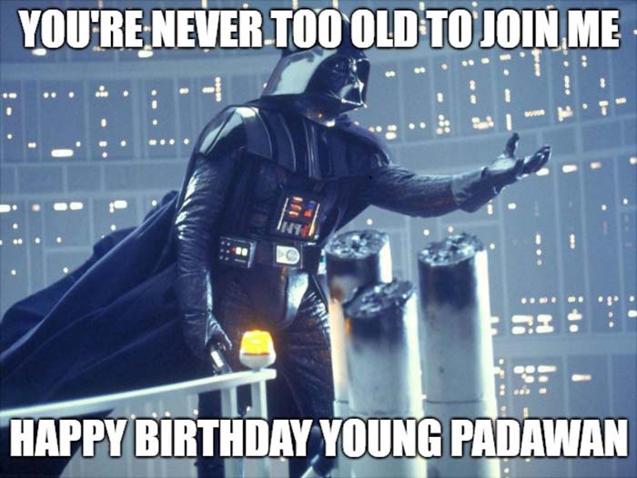 Star Wars Birthday Meme