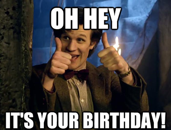 fantastic doctor who birthday meme