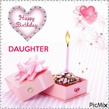 gif happy birthday daughter