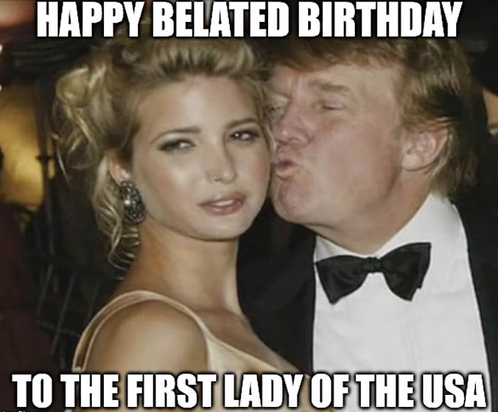 happy belated birthday to the first lady