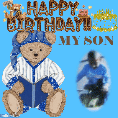 happy birthday son animated