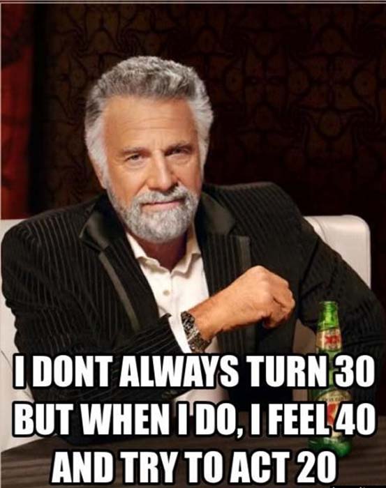 turning 40 meme funny