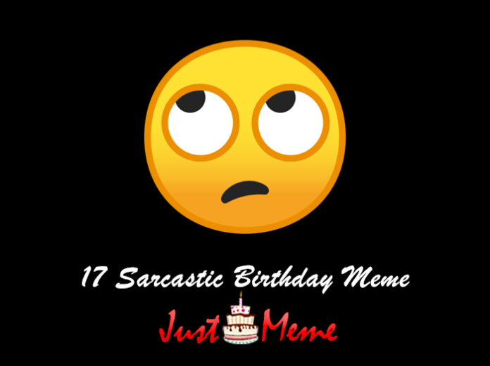 17 Sarcastic Birthday Memes
