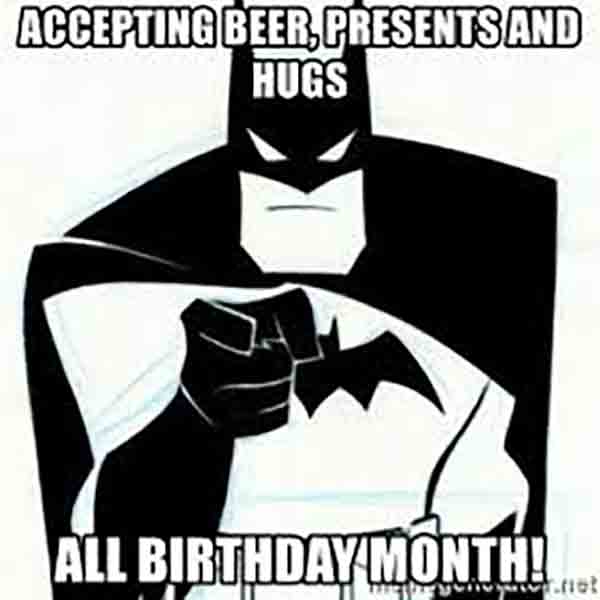 birthday month by superhero meme