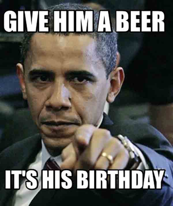funny beer birthday memes for guys