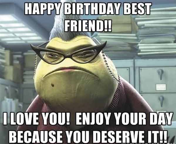 funny best friend birthday meme
