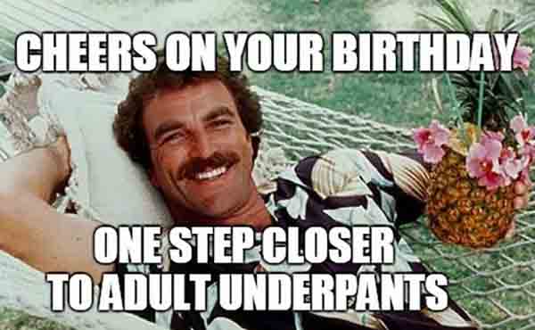 funny inappropriate birthday memes