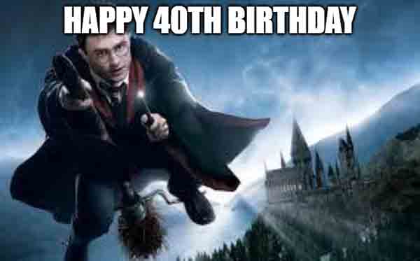 harry potter 40th birthday meme