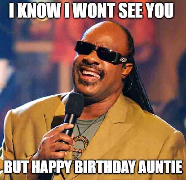 happy birthday aunt funny meme