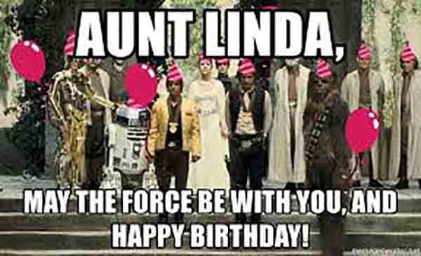 happy birthday aunt linda meme