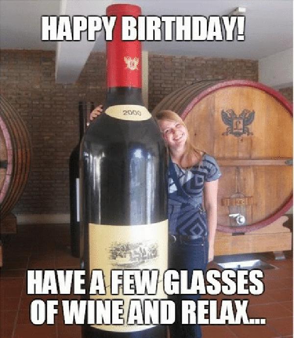 happy birthday betty white wine meme