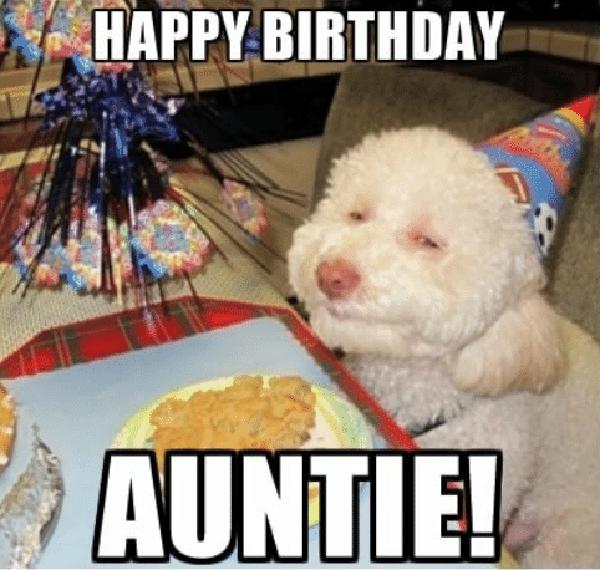 happy birthday meme aunt.