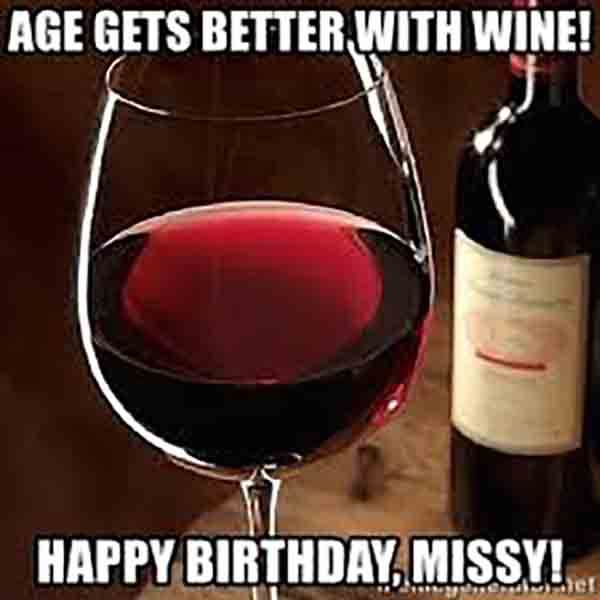 happy wine birthday meme