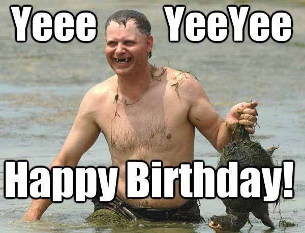 funny fishing happy birthday meme