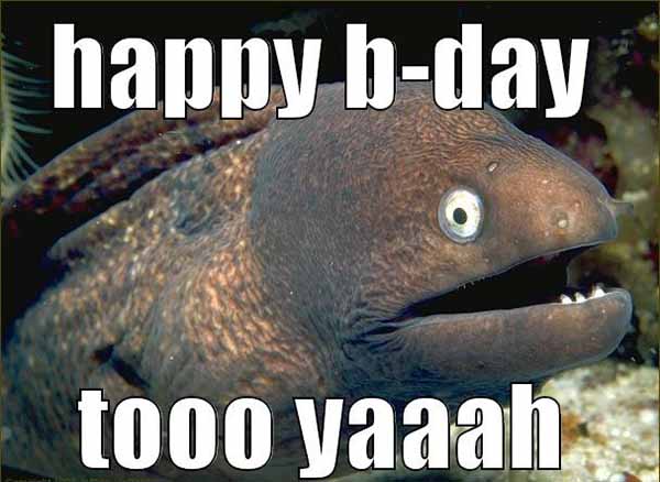 happy birthday fishing meme
